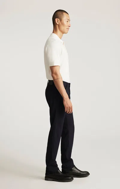 Mavi Marcus Slim Straight Leg In Navy Feather Tweed In Blue