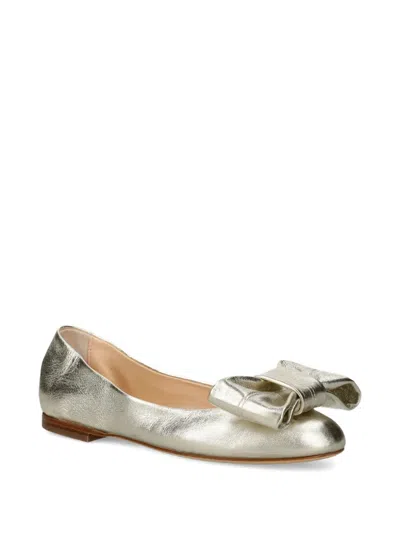 Agl Attilio Giusti Leombruni Bow-embellished Ballet Flats In White