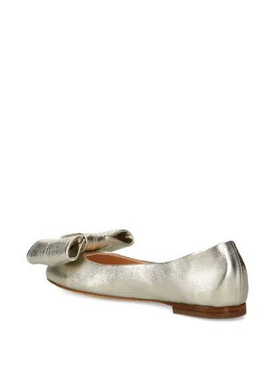 Agl Attilio Giusti Leombruni Bow-embellished Ballet Flats In White