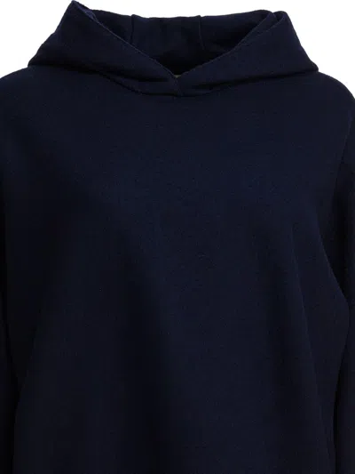 Circolo 1901 Hooded Wool Sweater In Blue