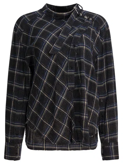 Isabel Marant Gerla-gd Shirts Blue In Black