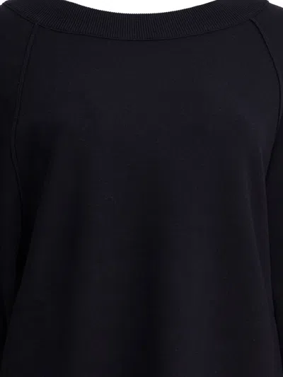 Max Mara Oversized Jumper In Wool And Viscose Yarn In Black