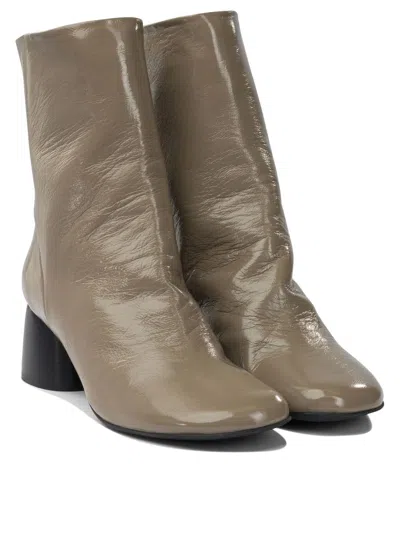 Halmanera Ankle Boots Beige In Gray