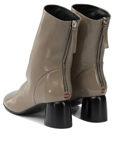 Halmanera Ankle Boots Beige In Gray