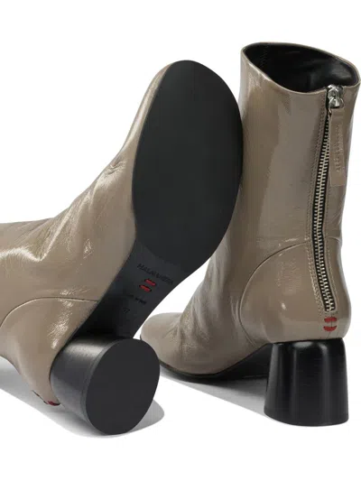 Halmanera Ankle Boots Beige In Gray