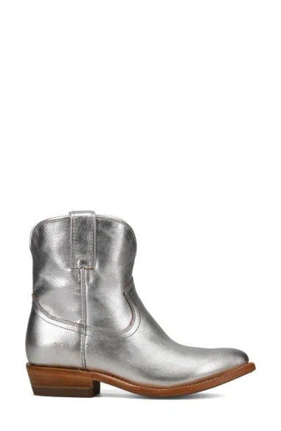 Frye Billy Western Boot In Silver