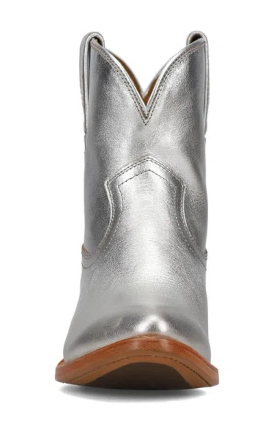 Frye Billy Western Boot In Silver