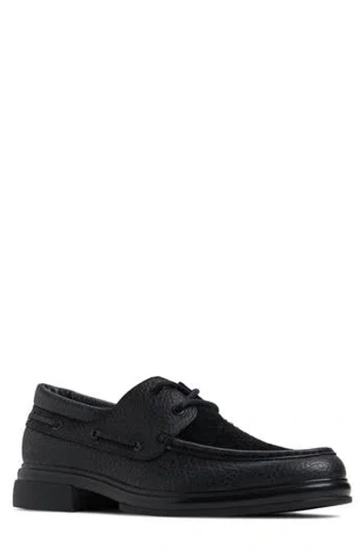 Aldo Seaexplorer Boat Shoe In Black