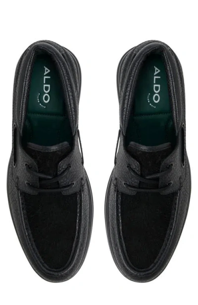 Aldo Seaexplorer Boat Shoe In Black