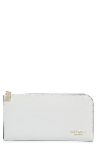 Kate Spade New York Small Devin Saffiano Leather Bifold Wallet In Green