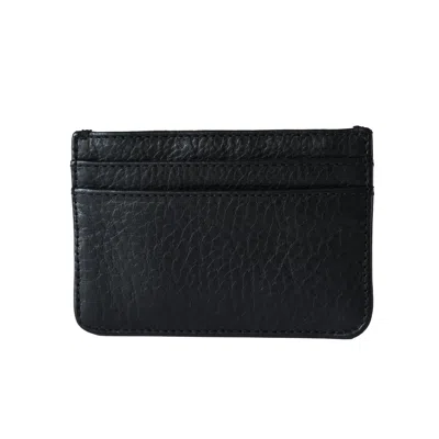 Chrome Hearts Leather Card Holder Black