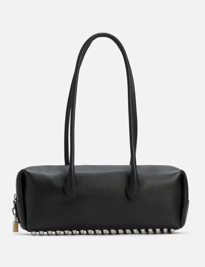 Alexander Wang Medium Roux Key-charm Shoulder Bag In Black