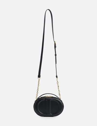 Dior Cd Signature Oval Camera Bag In Black