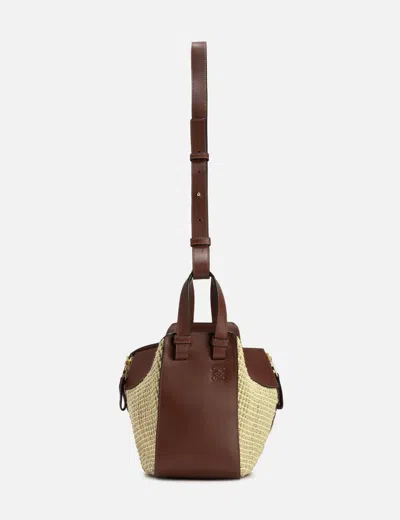 Loewe Small Raffia Hammock Bag