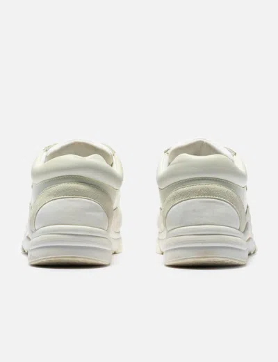 Pre-owned Chanel Suede &amp; Leather Cc Low Top Sneakers