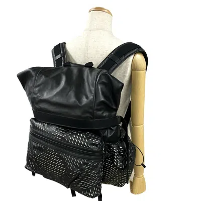 Pre-owned Bottega Veneta Black Leather Backpack ()