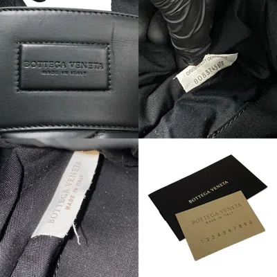 Pre-owned Bottega Veneta Black Leather Backpack ()