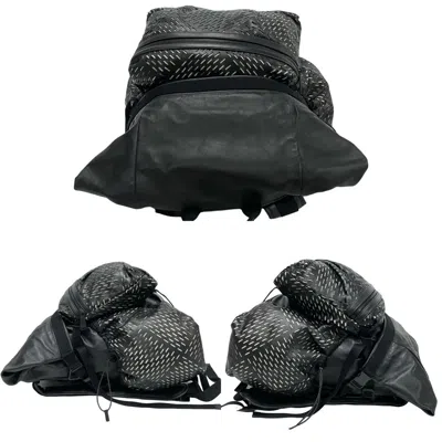 Pre-owned Bottega Veneta Black Leather Backpack ()