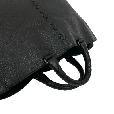 Pre-owned Bottega Veneta Black Leather Handbag Tote Bag ()