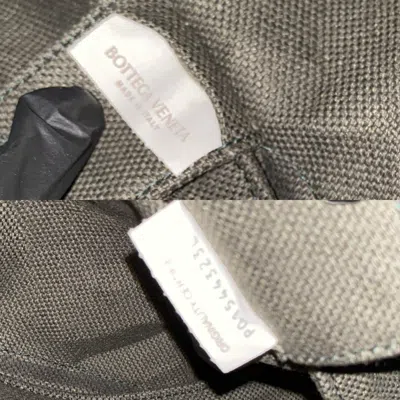 Pre-owned Bottega Veneta Khaki Nylon Rubber Backpack ()
