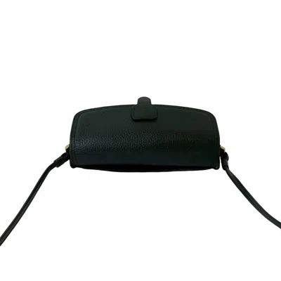 Pre-owned Burberry Black Leather Pochette Shoulder Bag ()