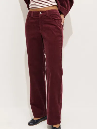 Alex Mill Camden Pant In Corduroy In Red