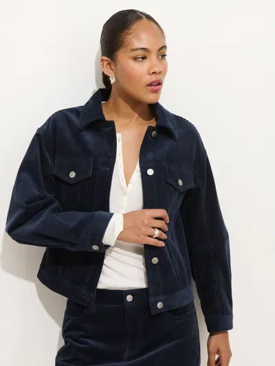 Alex Mill Camden Rider Jacket In Corduroy In Blue