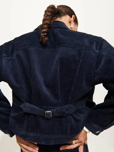 Alex Mill Camden Rider Jacket In Corduroy In Blue