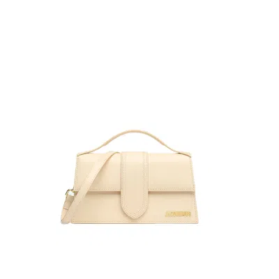 Jacquemus Ivory Bambino Large Crossbody Bag In White