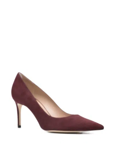 Stuart Weitzman 75mm Stuart Power 75 Pointed-toepump In Purple