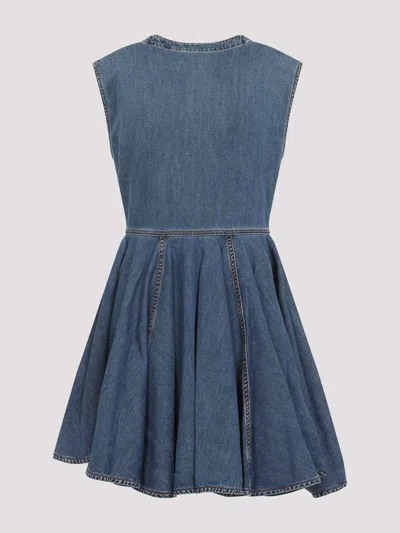 Alaïa Wrap Dress In Sand