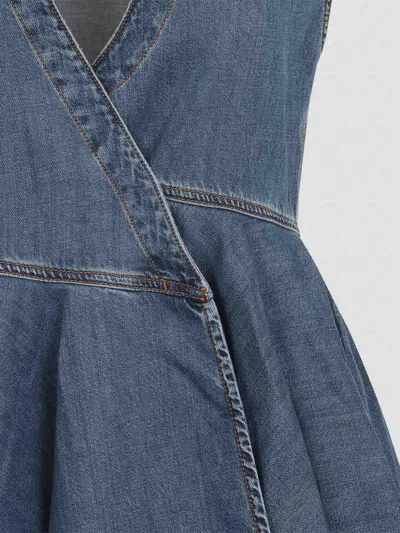 Alaïa Wrap Dress In Sand