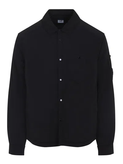 C.p. Company Lightweight Polyamide Jacket With Tailored Fit In Black