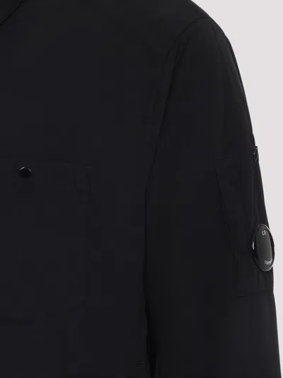 C.p. Company Lightweight Polyamide Jacket With Tailored Fit In Black