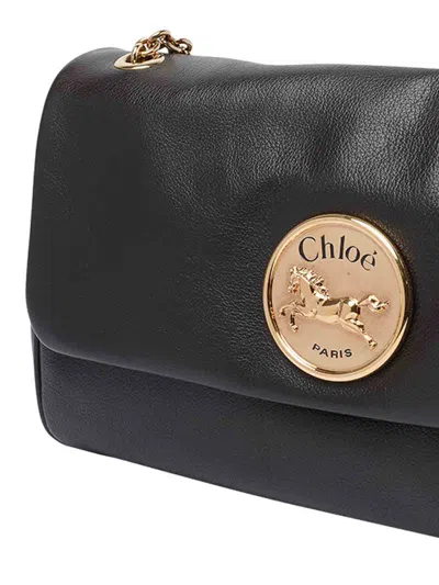 Chloé Heritage Small Leather Shoulder Bag In Brown