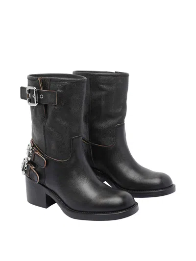 Chloé Dakota Ankle Boots In Black