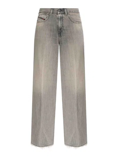 Diesel 1978 D-akemi Flared Jeans In Gray