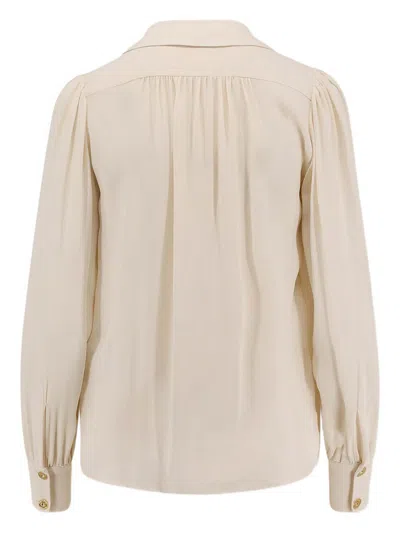 Elisabetta Franchi Viscose Shirt In Neutral
