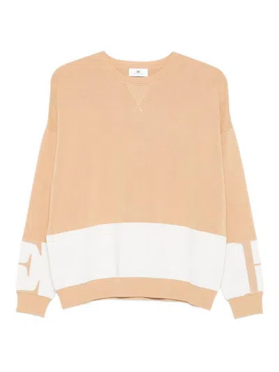 Elisabetta Franchi Suéter Cuello Redondo - Beis In Neutral