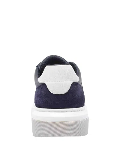 Ferragamo Cassina Gan 2 Low Top Sneakers In Blue