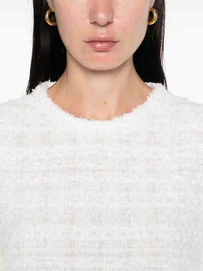 Iro Boxy Silhouette Short Sleeves Top In White