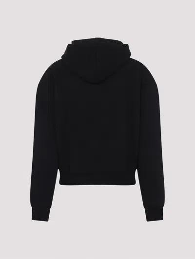 Jacquemus Le Hoodie Zip Gros Hooded Cotton Sweatshirt In Black