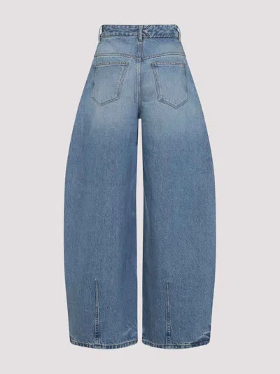 Jacquemus Le De-nimes Ovalo Jeans In Blue