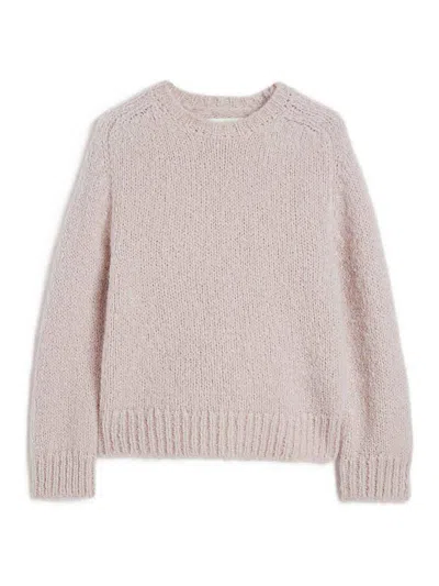 Jil Sander Light Pink Mohair Blend Sweater In Pink