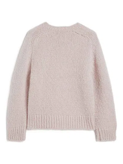 Jil Sander Light Pink Mohair Blend Sweater In Pink