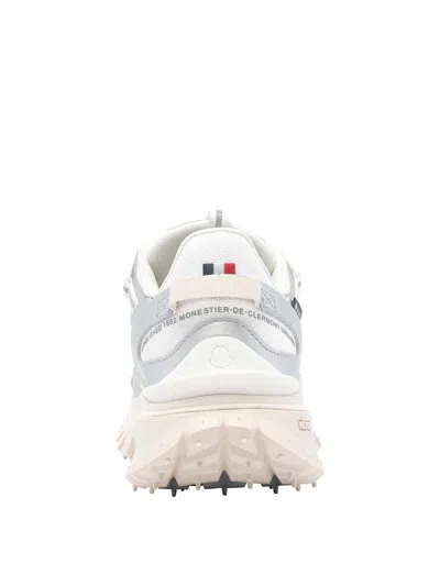 Moncler Trailgrip Gtx Leather & Mesh Sneakers In White