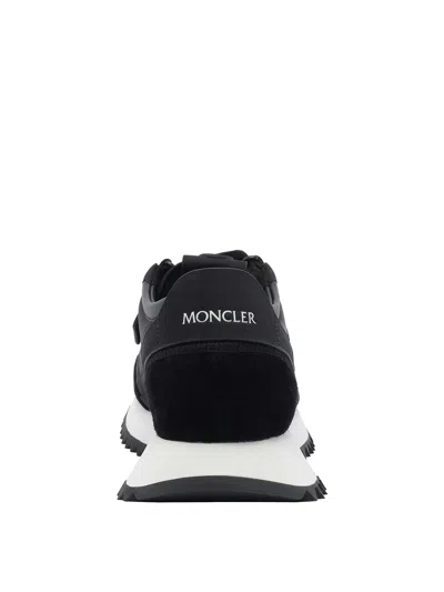 Moncler Ylon And Leather Pacey2 Sneakers In Black