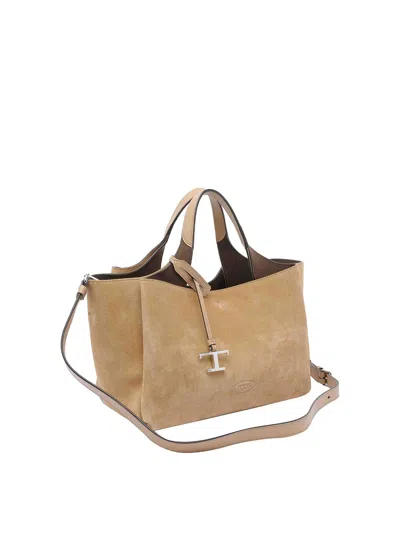 Tod's Dolce & Gabbana Black Calf Leather Flat Shoes In Nude