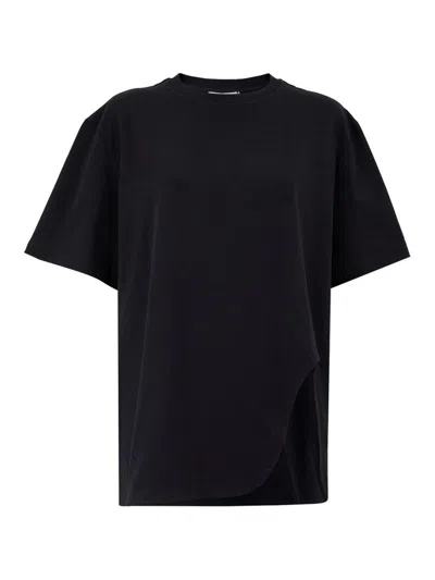 Attico Oversized T Shirt In Black