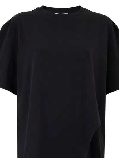 Attico Oversized T Shirt In Black
